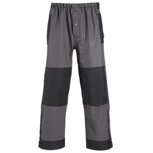 Pantalon de pluie North Ways Piranha gris noir 50% PU 50% PVC taille 4XL
