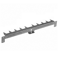 Griffe de maintien pour isolant thermique acier galvanisé 400x40 mm épaisseur 0.5 mm