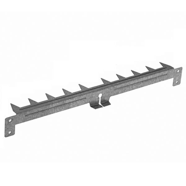 Griffe de maintien pour isolant thermique acier galvanisé 400x40 mm épaisseur 0.5 mm