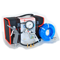 Kit valisette nylon 6 accessoires tuyau 5 m pro + poignée métal + soufflette + 3 embouts