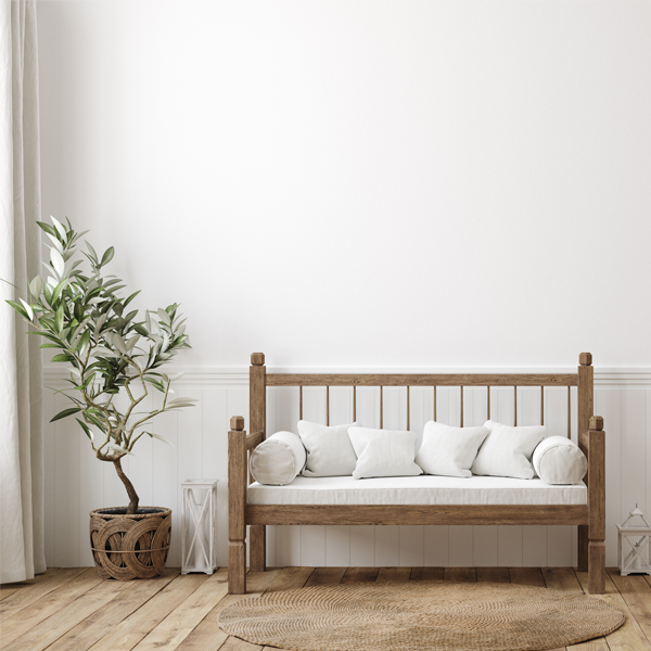 Peinture blanche mur et plafond - Gypso - résine acrylique lessivable - blanc mat - pot de 15 L