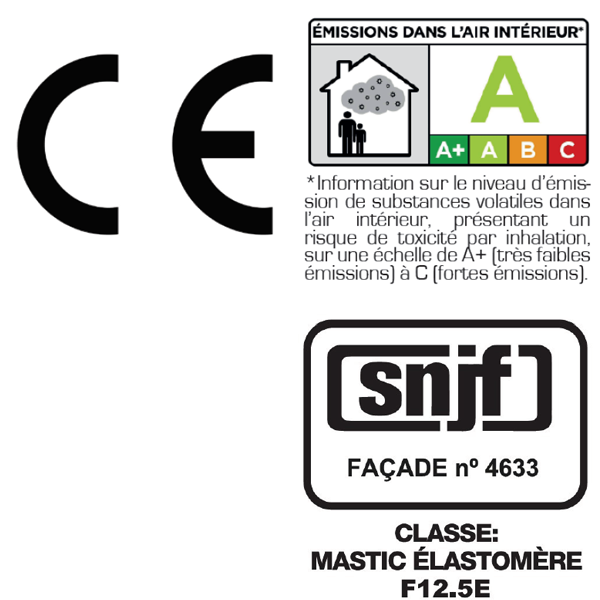 Mastic silicone pour joint étanchéité extérieure Obra - Cartouche de 300 MLT - Translucide
