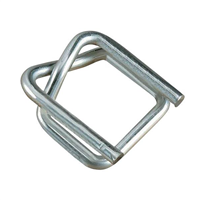 Boucle en acier galvanisé pour feuillard de cerclage 13 mm - ABC Emballage - 1000 pièces