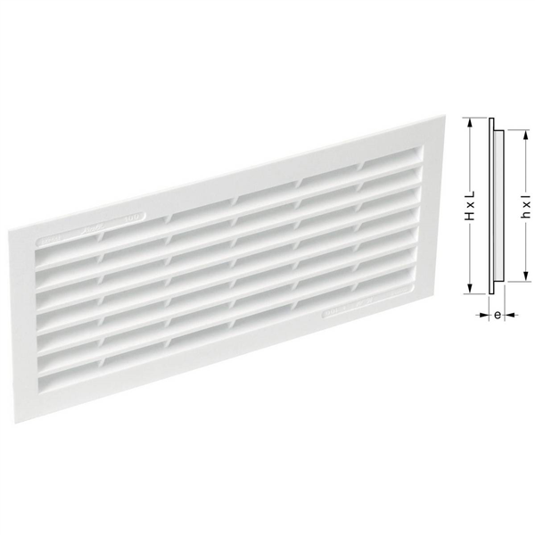 GRILLE MEN.REGLEM.RECT.100 AV.MOUST.