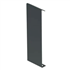 Jonction droite clipsable pour profilé de finition terrasse Jouplast - Haut. 100,00 mm - Larg. 30,0 mm - Gris anthracite