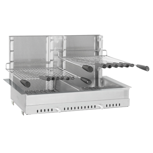 Gril encastrable ou à poser Forge Adour sans tournebroche dimensions 81 x 54 x 54,5 cm