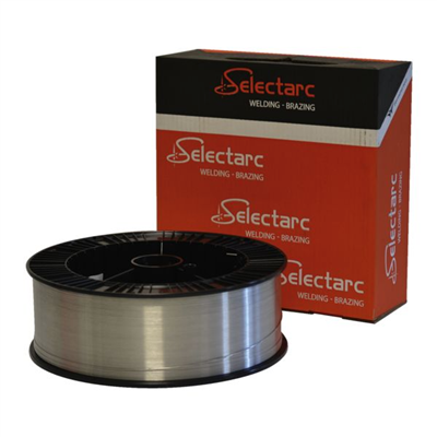 Fil plein MIG Alu Ø 1,2 mm Selectarc ALG5 pour aluminium AIMg5 - bobine de 300mm et 6kg