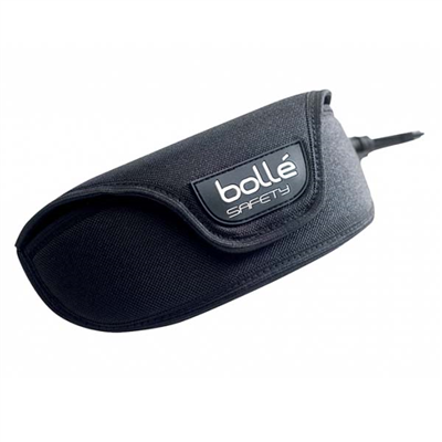 Etui semi-rigide noir Bollé Safety pour lunettes de protection