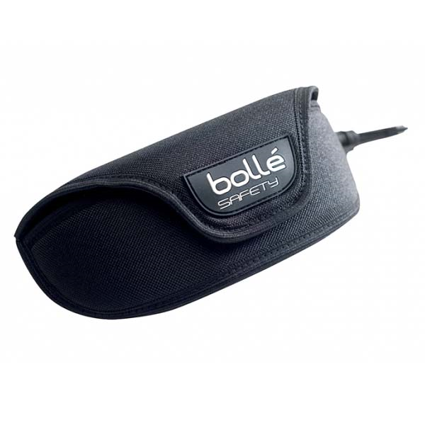 Etui semi-rigide noir Bollé Safety pour lunettes de protection