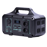 Station électrique portable IZYWATT 1200,0 W Orium - 4 modes de charge - 7 prises de sortie