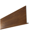Planche de rive PVC Rivecel L9 à profil carré - Chêne doré - Haut. 200,00 MM - ép. 9,00 MM - Long. 5,00 M