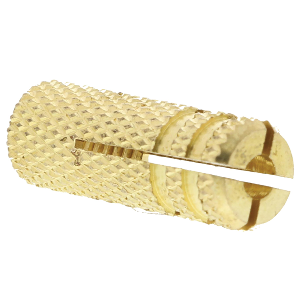 Cheville femelle en laiton Spit pour charge légère M6 x 20 mm - boîte de 100