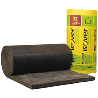 Rouleau de laine de verre ISOFACADE 32R NOIR
