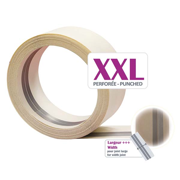 Bande de renfort d'angle armée XXL GYPSO 7,65 CM x 30 M