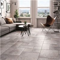 Plinthe MEMPHIS grès cérame émaillé - Coloris Silver - 50 CM x 7 CM