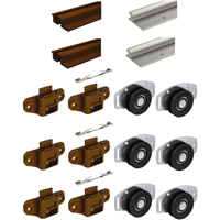 Ensemble porte coulissante de placard Mantion Pico 60 pour 2 panneaux de 60 kg - 2 mètres