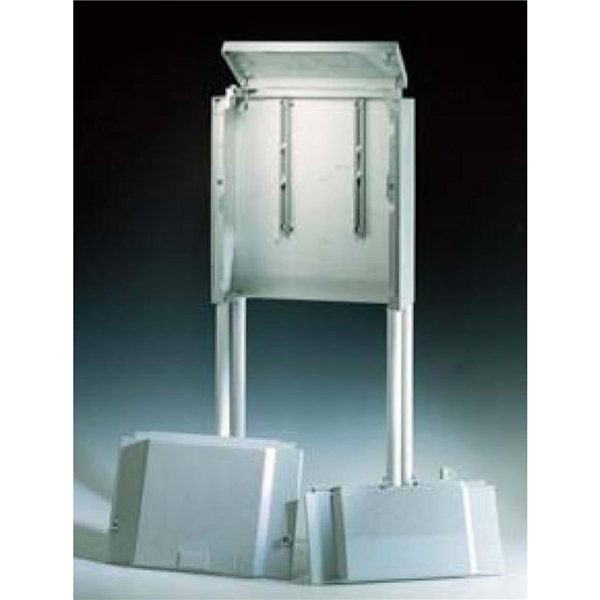 Coffret ENEDIS sans hublot, avec cuvette - Serrure rectangle - Beige