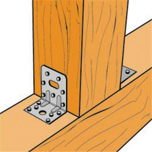 Équerre renforcée E5 65x75x48 mm épaisseur 1.5 mm