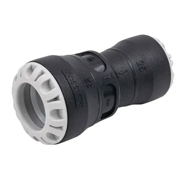 Manchon de réduction encliquetable série 1 pour canalisations PEHD pression PN16 - Plasson - ⌀40-32 mm