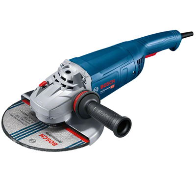 Meuleuse d'angle filaire 230 mm - Bosch GWS 22-230 P - 2200W - En carton avec poignée auxiliaire Vibration Control