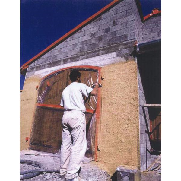 Ruban adhésif PVC plastifié Barnier 6095 - Largeur 75 mm - Orange - Rouleau 33M