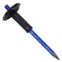 Broche de maçon octogonale en acier au chrome avec pare-coups - Obra - diamètre 16 MM - longueur 300 MM