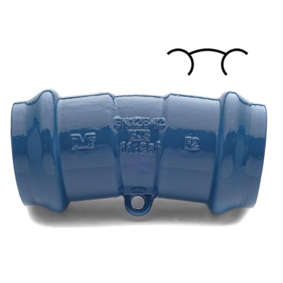 COUDE 2E 1/32 PVC 75 PN16