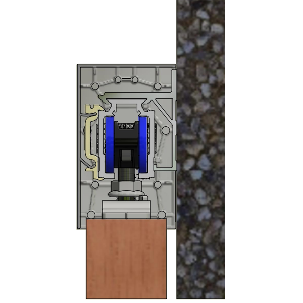 Clip de fixation de bandeau Mantion SAF-Évolution 81-120 pour rail 13312 de porte coulissante - lot de 5 pièces