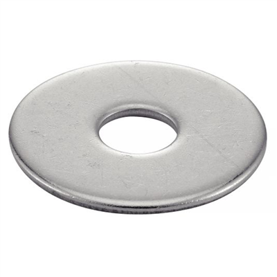 Rondelle plate extra large de serrage - Diamètre 5 mm - Acier électro zingué - Boîte de 200