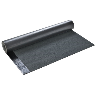 Membrane d'étanchéité bitume-SBS pour relevé d'étanchéité en toiture-terrasse - ALPHARDOISE CPV - 1 m x 5 ml - Noir