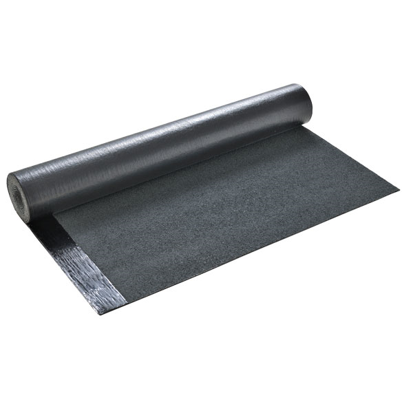 Membrane d'étanchéité bitume-SBS pour relevé d'étanchéité en toiture-terrasse - ALPHARDOISE CPV - 1 m x 5 ml - Noir