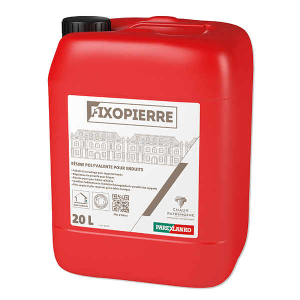 Résine polyvalente pour façades - FIXOPIERRE Parex - Bidon de 20 LTR