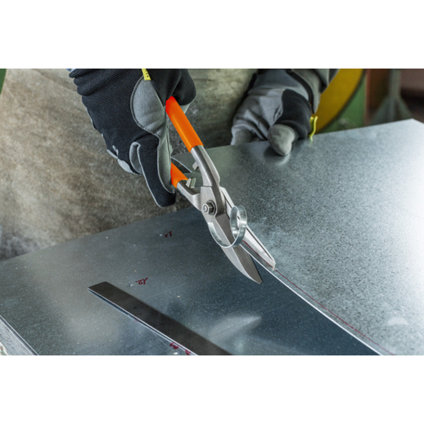 Cisaille forgée universelle Edma pour coupe droite et longue courbe longueur 250 mm