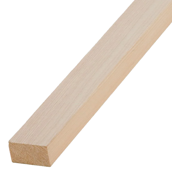 Liteau en sapin traité classe 2 - bois de charpente - 38 MM x 15 MM - longueur 3,00 M