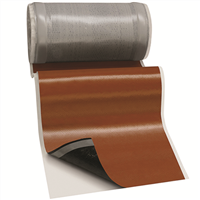 Auto-adhésif Wakaflex - Abergement toiture cheminée - Rouge Sienne - Rouleau 28 cm x 5 m