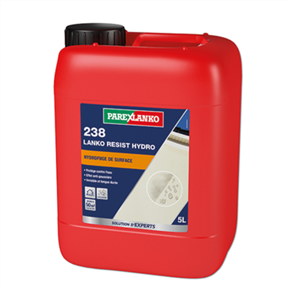 Hydrofuge de surface imperméabilisant longue durée - Lanko Resist Hydro 238 - Bidon 5L