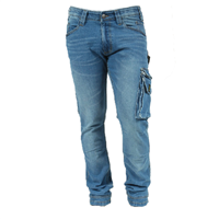Jean de travail Rica Lewis stretch multi-poches coupe confort job blue jean - Taille 42