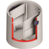 Bac séparateur 200 litres sans couvercle