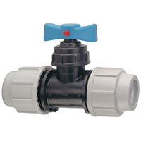 ROBINET SOUPAPE DROITE 25 EMBOUT COMPRESSION