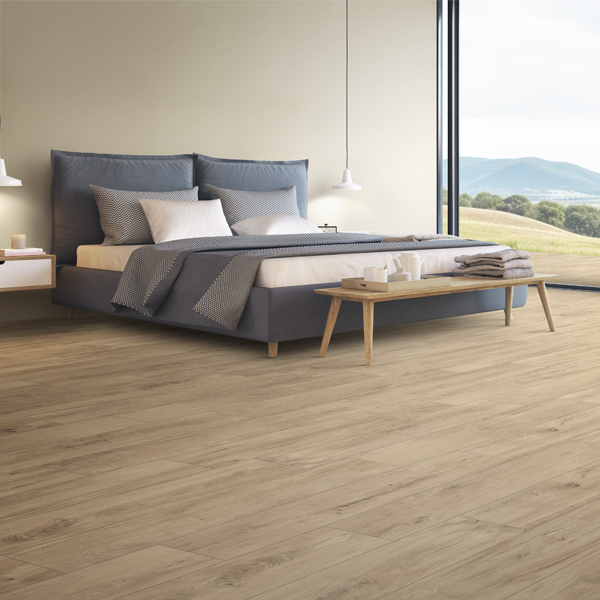 Carrelage antidérapant effet parquet en grès cérame rectifié - New Derby GRIP - 120,0 CM x 20,0 CM - ép. 9,50 MM - Betulla