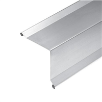 Faîtage simple à 90° en zinc naturel Rheinzink avec ourlets - développé de 333 MM - ép. 0.65 MM - 2 M