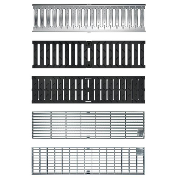 Grille passerelle en fonte C250 50cm pour caniveau MEADRAIN SVS3000