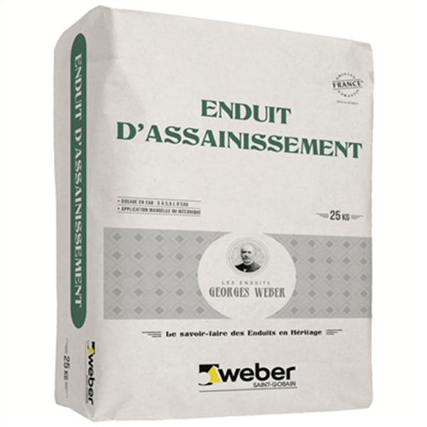 Enduit d'assainissement Weber MEP SP