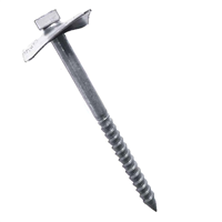 Tirefond à bourrer pour fixation de plaques fibres-ciments sur charpente - 8 x 120 mm - Seau de 25