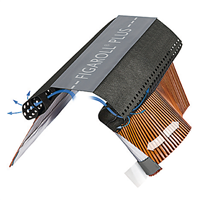 Cloisoir souple ventilé pour faîtage et arêtier - Figaroll Plus - Rouge - Larg. 34/38 cm - Long. 5 m