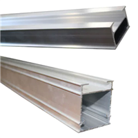 Lambourde Alu bi-face Profildeck pour structure de terrasse bois/dalles sur plots - Haut. 55,00 mm - Long. 2,40 m