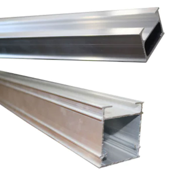 Lambourde Alu bi-face Profildeck pour structure de terrasse bois/dalles sur plots - Haut. 55,00 mm - Long. 2,40 m