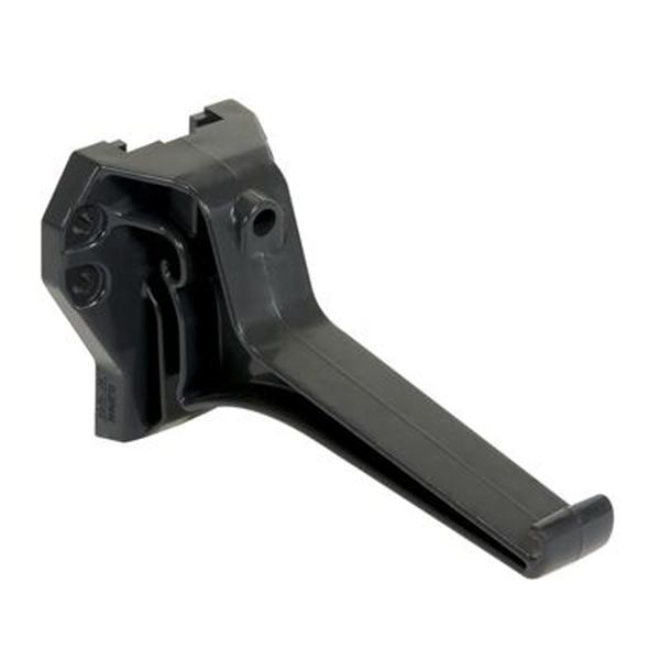 Crochet invisible pour gouttière - Développé de 28 - Longueur 139 mm - À visser - Techtan - Gris Anthracite