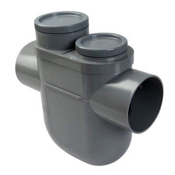 Siphon disconnecteur monobloc Femelle/Femelle sans bouchon - ø 125 mm