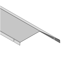Faitière double crantée pour toiture bac acier Clipeo Couverture Bacacier - Longueur 2,10 M - Nerro
